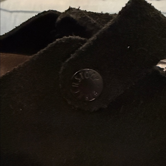 Women’s Birkenstock Boston Shoes - Size 40/US 10 - Black Suede - Picture 5 of 8